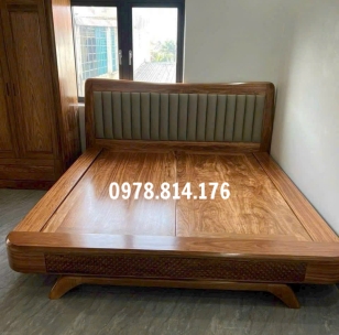 Giường gỗ 12 - Nội thất bình dương