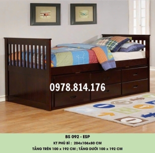 Giường  có tủ kéo 
