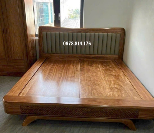 Giường gỗ 12 - Nội thất bình dương